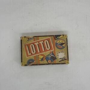 Vintage 1930's Whitman Publishing Lotto Board Game MIB Complete
